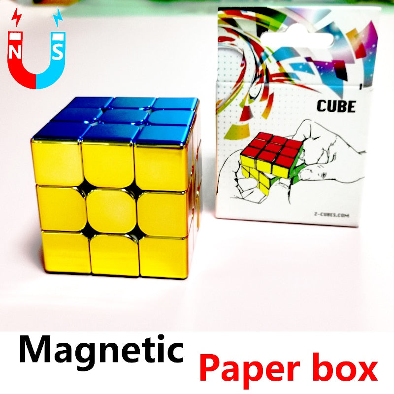 Cyclone Boys Plating 3x3x3 2x2 Magnetic Magic Cube Toys 3x3 Professional Speed Puzzle Accessories 3×3 2×2 Original Cubo Magico
