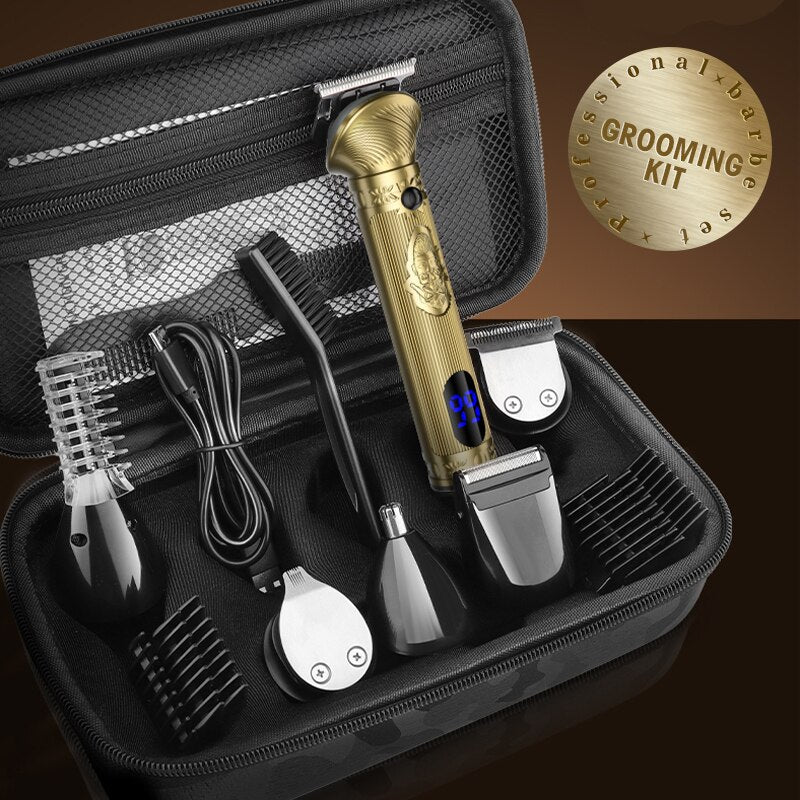 High-end Hair Clippers as a Gift for Exclusive Body Hair Trimming for Premium Salons Men's Shaving Machine Barber Accesories