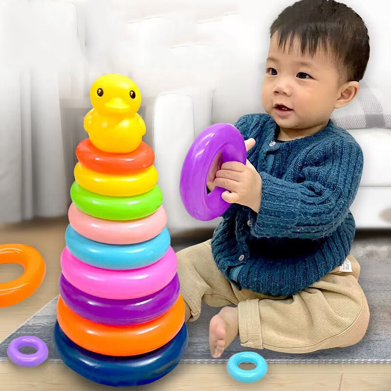 Montessori Baby Toy Rolling Ball Tower Montessori Educational Games For Babies Stacking Track Baby Development Toys 1 2 3 Years