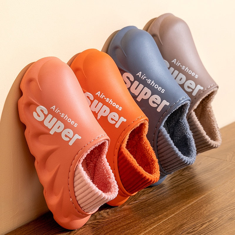 Warm Non-Slip Slippers - Cleevs