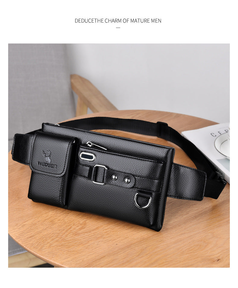 Leather Fanny Pack Bag - Cleevs